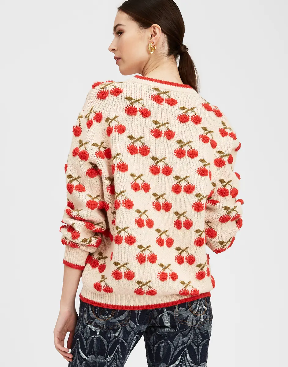 La Double J Cherry Sweater | Thumbnail 4 La Double J Cherry Sweater | Thumbnail 4