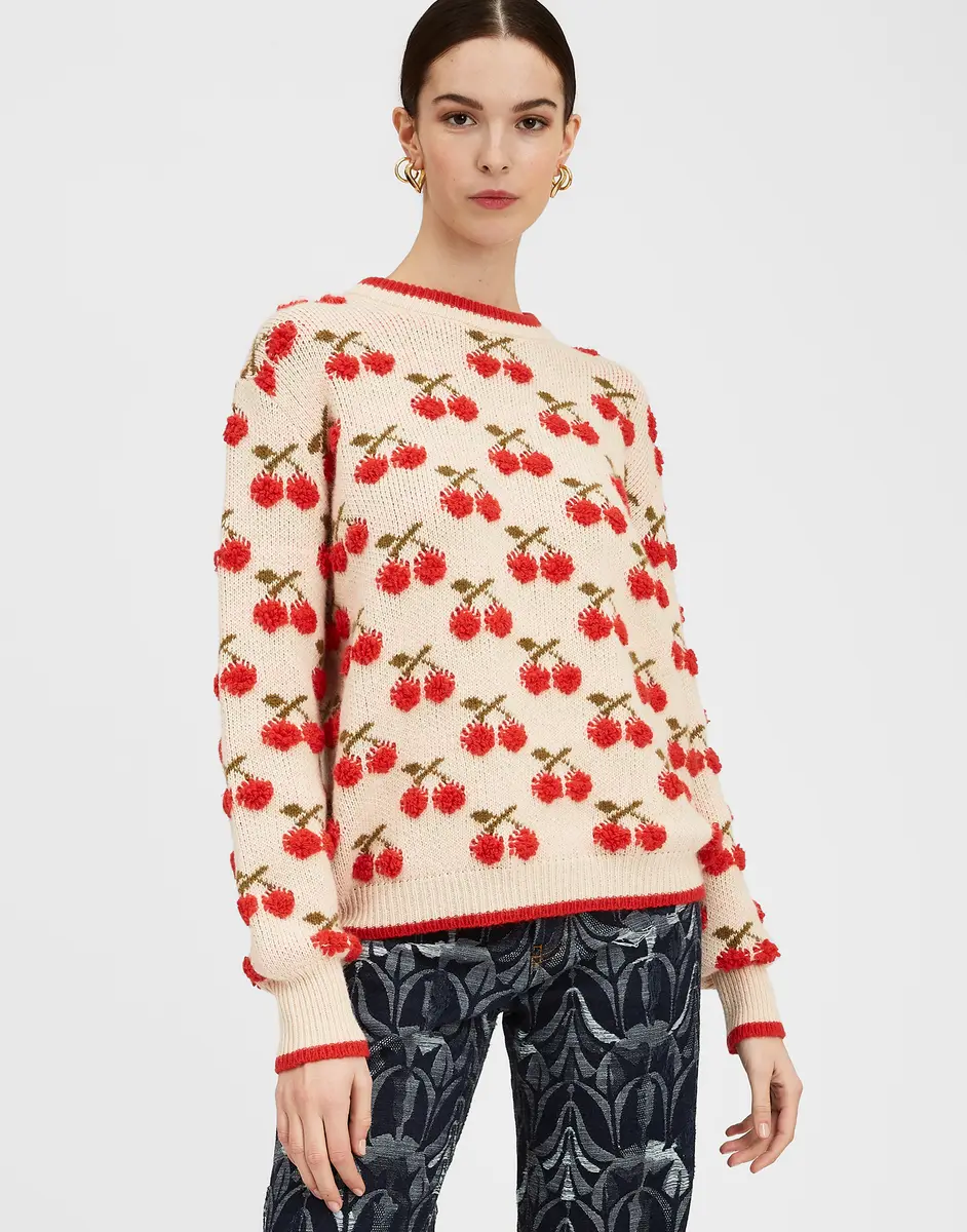 La Double J Cherry Sweater | Thumbnail 5 La Double J Cherry Sweater | Thumbnail 5