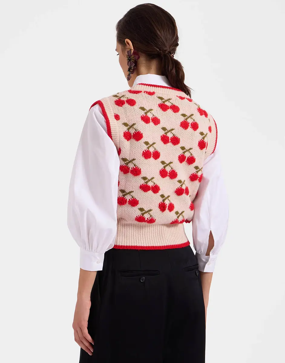 La Double J Cherry Vest | Thumbnail 2 La Double J Cherry Vest | Thumbnail 2