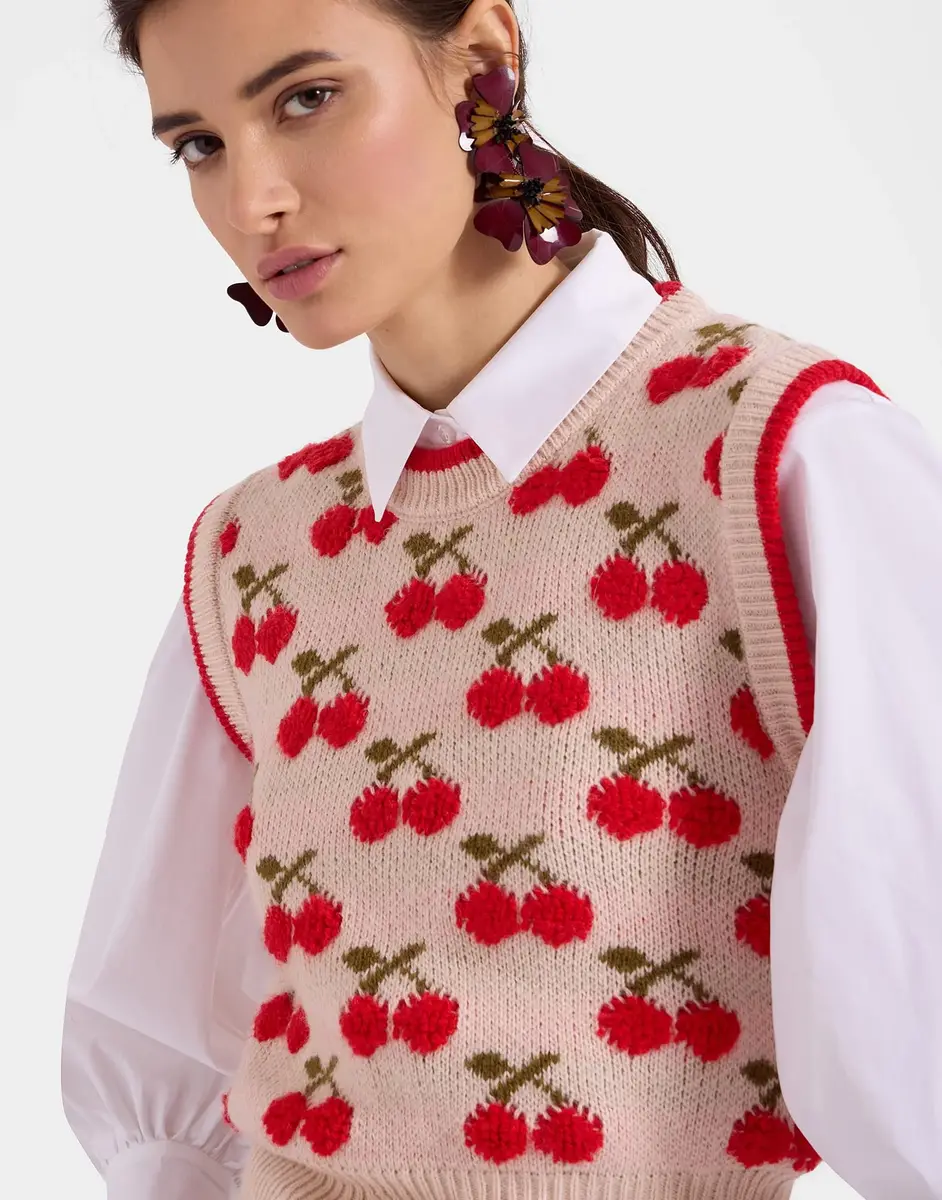 La Double J Cherry Vest | Thumbnail 4 La Double J Cherry Vest | Thumbnail 4