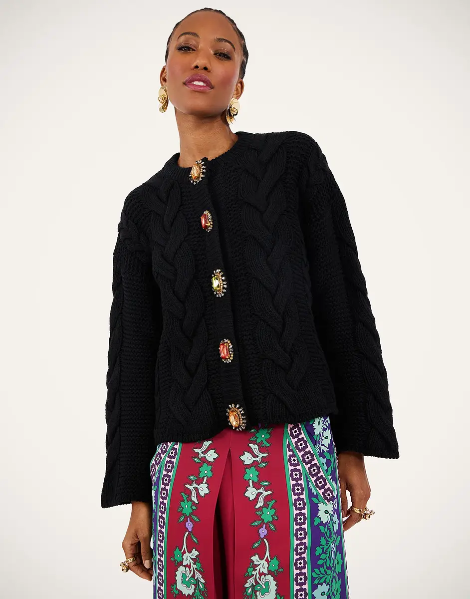 La Double J Portrait Cardigan | Thumbnail 3