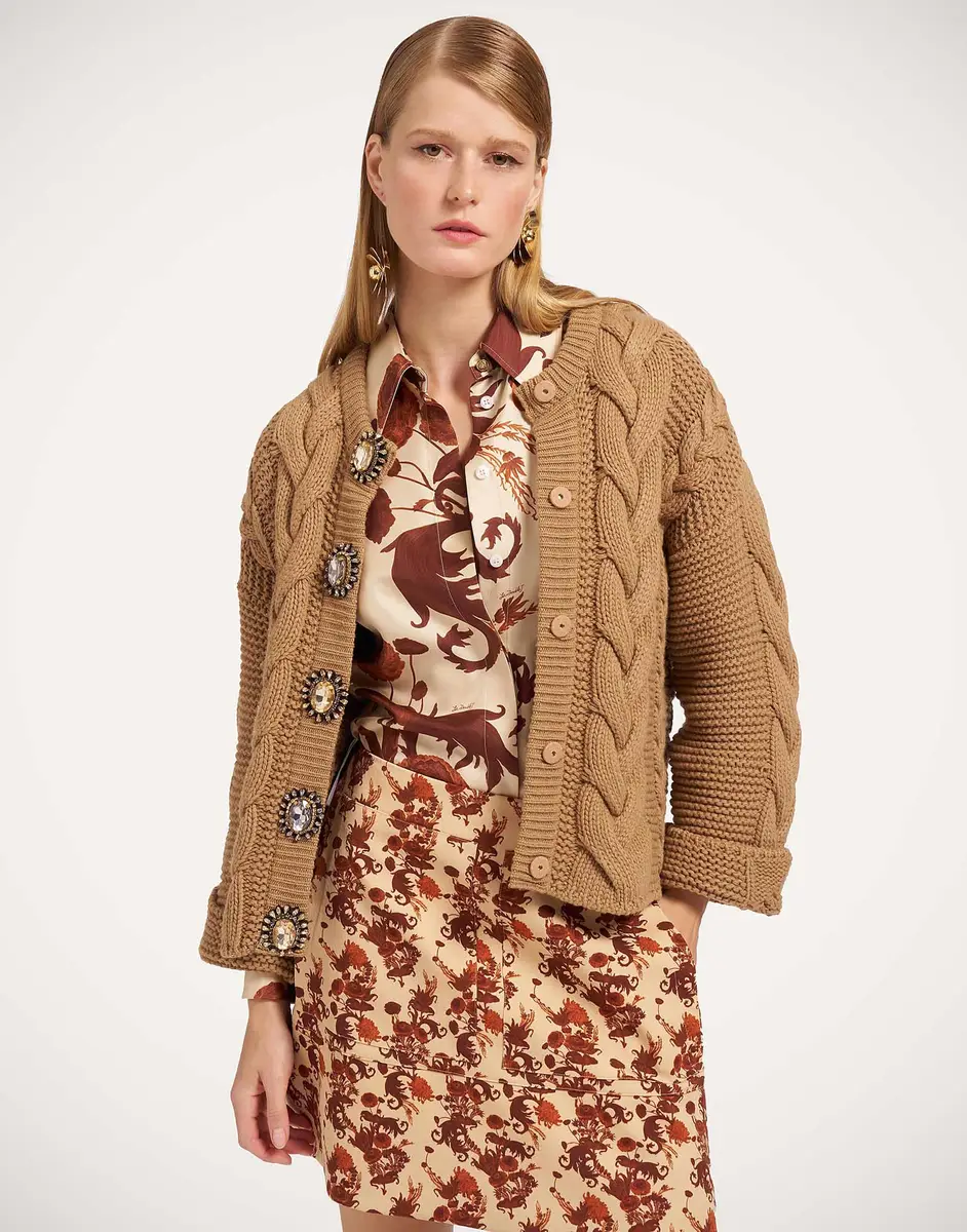 La Double J Portrait Cardigan | Thumbnail 2 La Double J Portrait Cardigan | Thumbnail 2