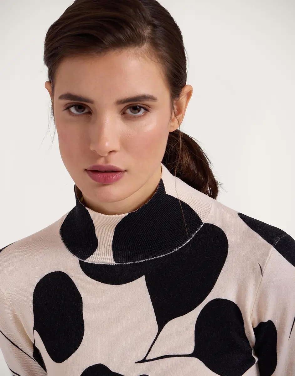 La Double J Silky Turtleneck | Thumbnail 4 La Double J Silky Turtleneck | Thumbnail 4