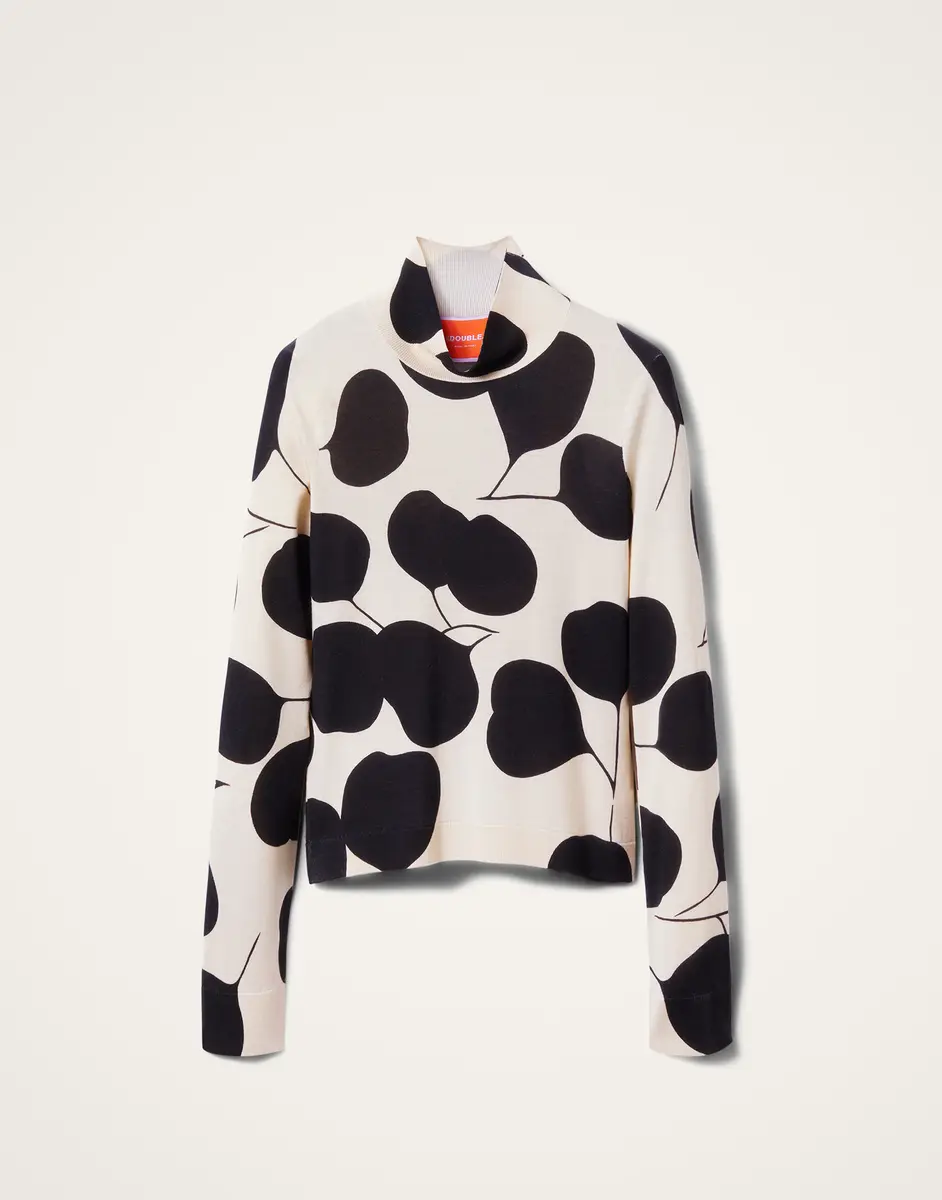 La Double J Silky Turtleneck | Thumbnail 5 La Double J Silky Turtleneck | Thumbnail 5
