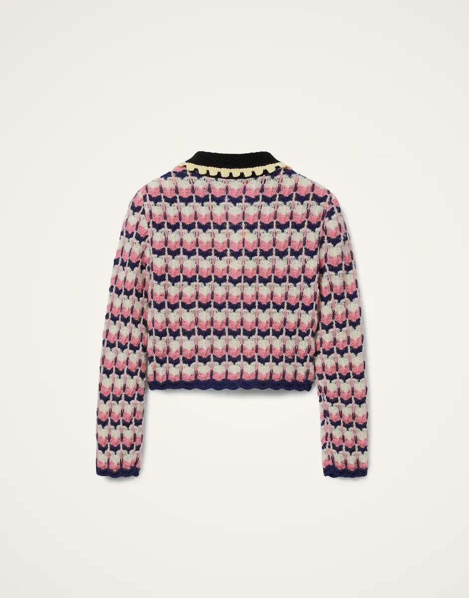 La Double J Long Sleeves Picket Polo Shirt | Thumbnail 6