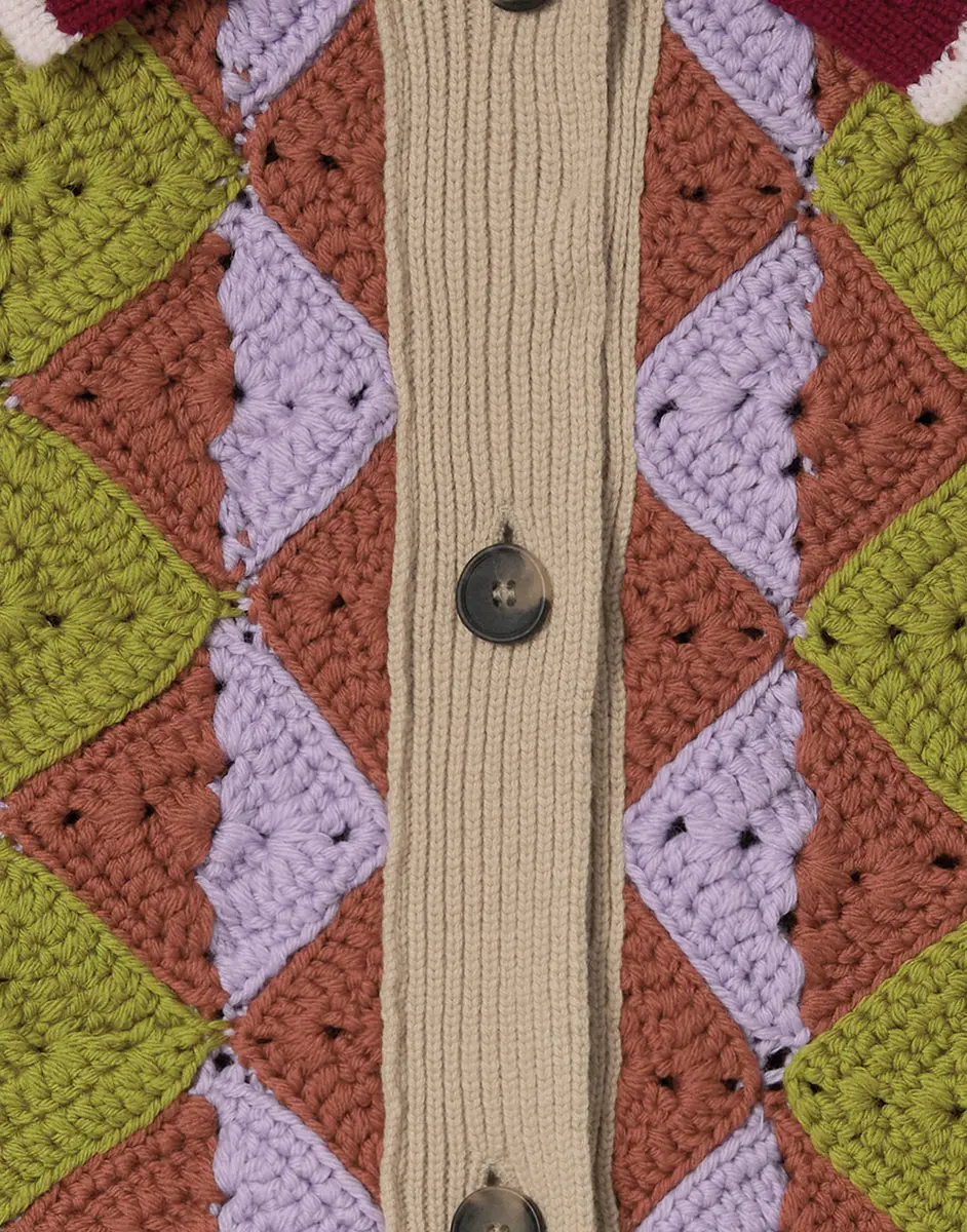 La Double J Crochet Mini Cardigan | Thumbnail 7 La Double J Crochet Mini Cardigan | Thumbnail 7