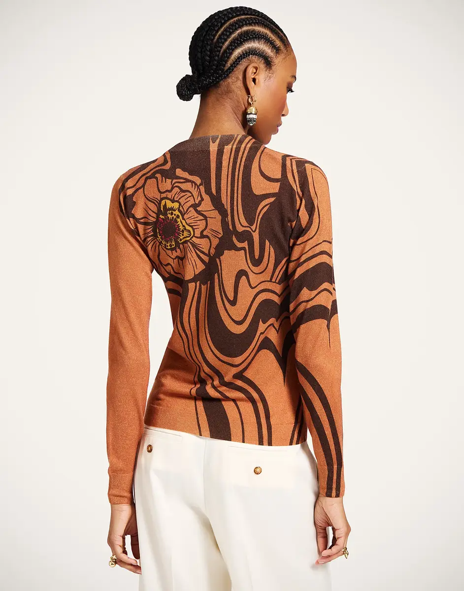 La Double J Silky Crew Neck | Thumbnail 2 La Double J Silky Crew Neck | Thumbnail 2