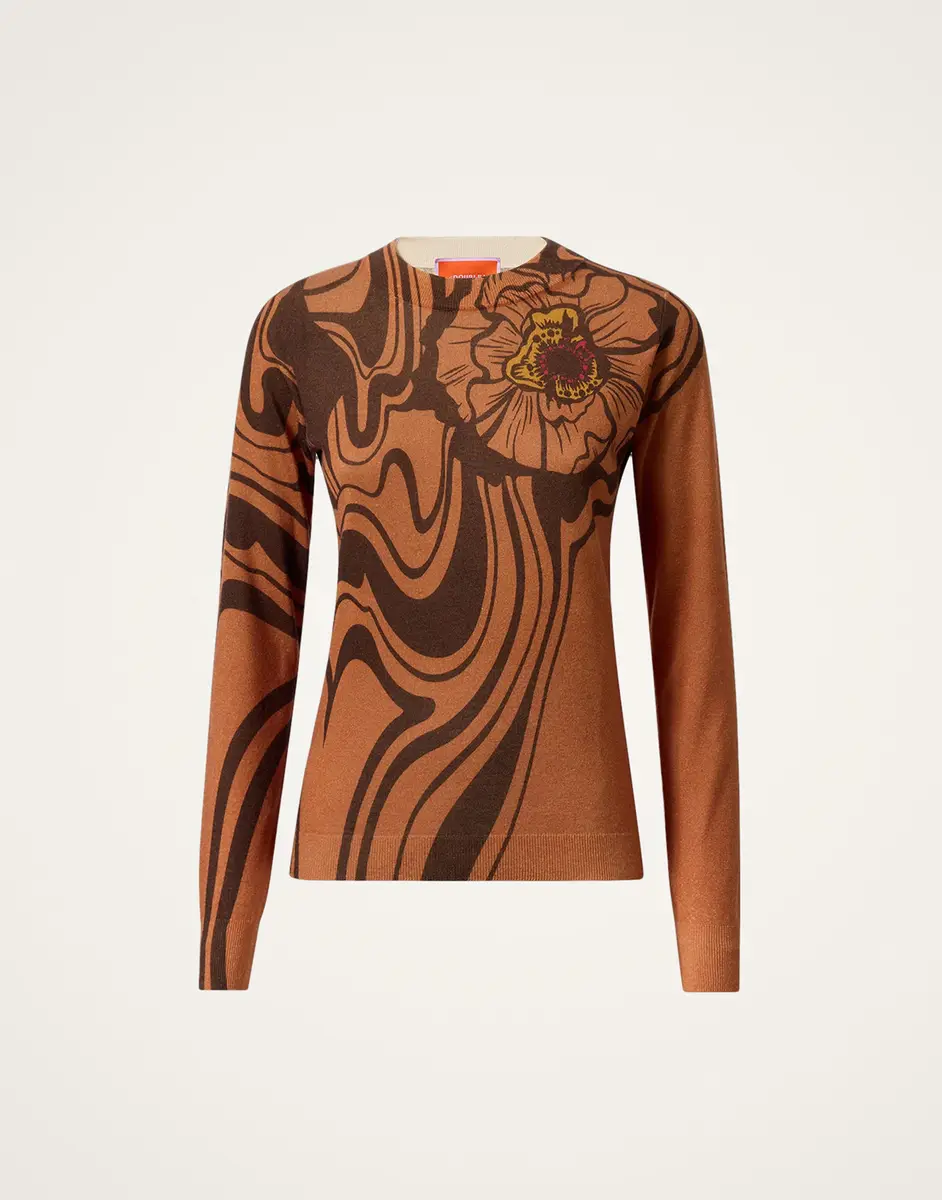 La Double J Silky Crew Neck | Thumbnail 4 La Double J Silky Crew Neck | Thumbnail 4