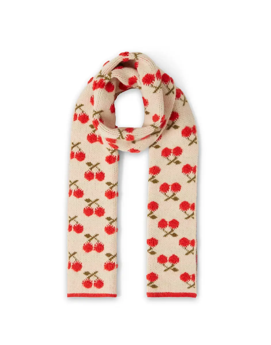La Double J Cherry Scarf | Thumbnail 2 La Double J Cherry Scarf | Thumbnail 2
