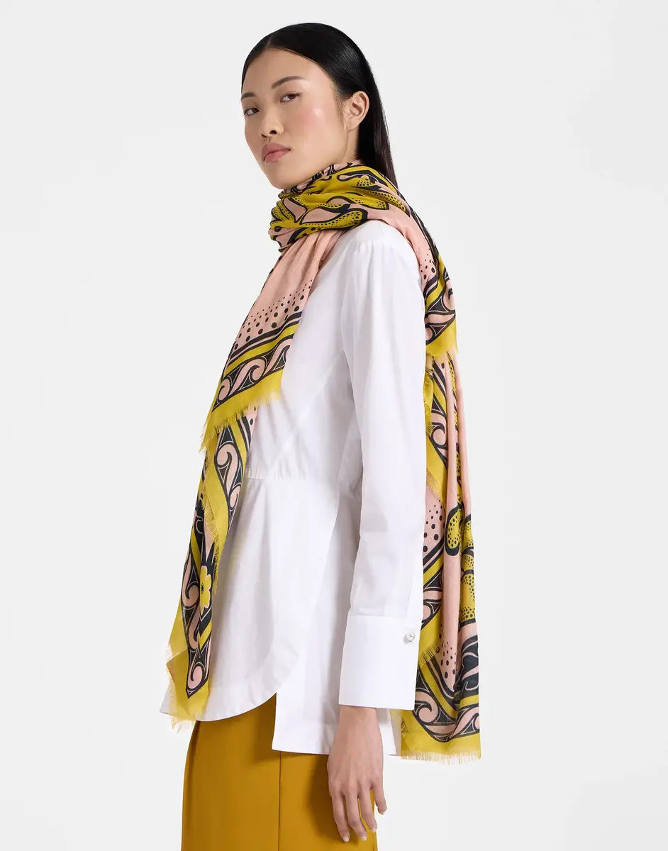 La Double J Square Scarf | Thumbnail 2 La Double J Square Scarf | Thumbnail 2