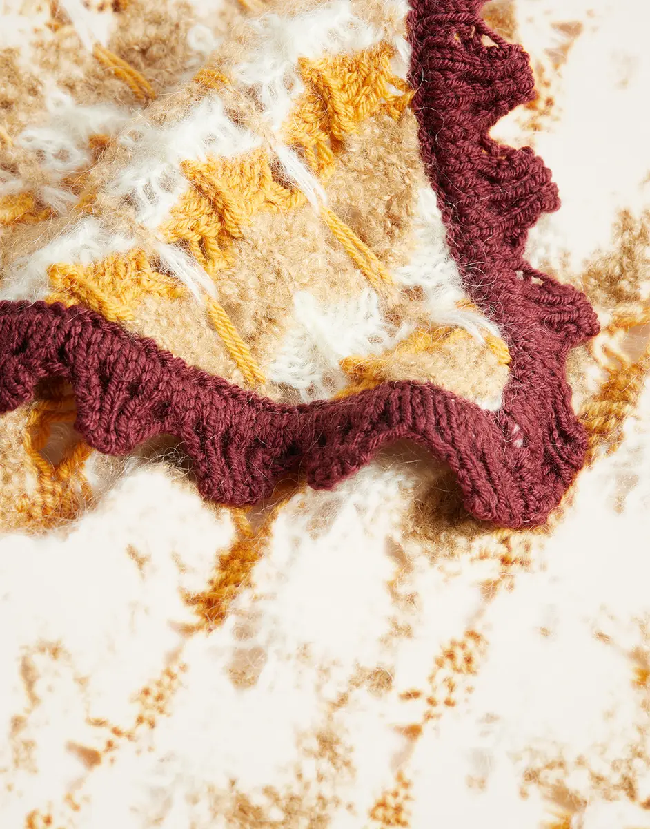 La Double J Crochet Triangle Scarf | Thumbnail 6 La Double J Crochet Triangle Scarf | Thumbnail 6