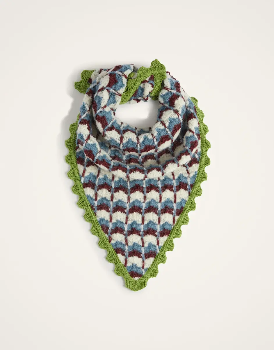La Double J Crochet Triangle Scarf | Thumbnail 4 La Double J Crochet Triangle Scarf | Thumbnail 4