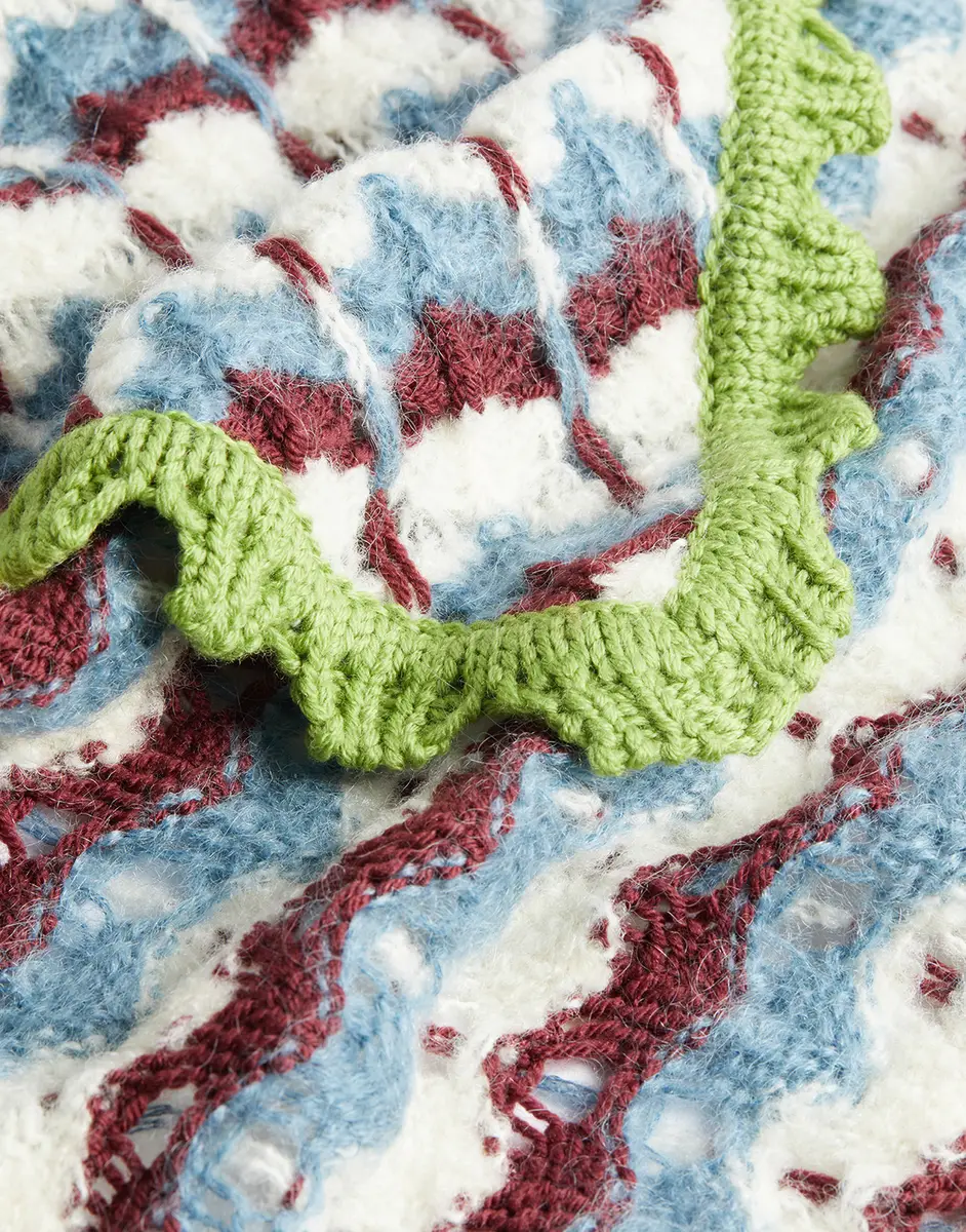 La Double J Crochet Triangle Scarf | Thumbnail 6 La Double J Crochet Triangle Scarf | Thumbnail 6