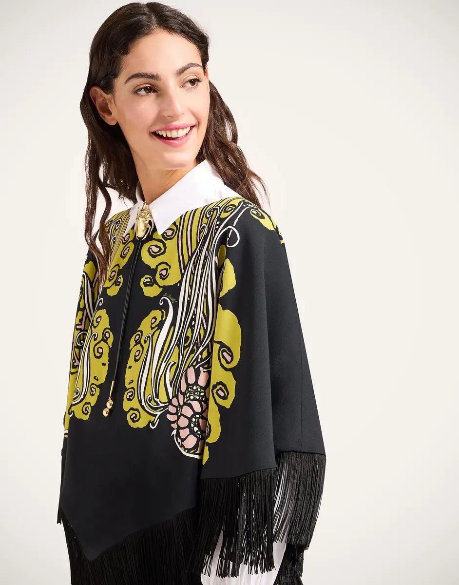 La Double J Reversible Mini Poncho Top | Thumbnail 4 La Double J Reversible Mini Poncho Top | Thumbnail 4