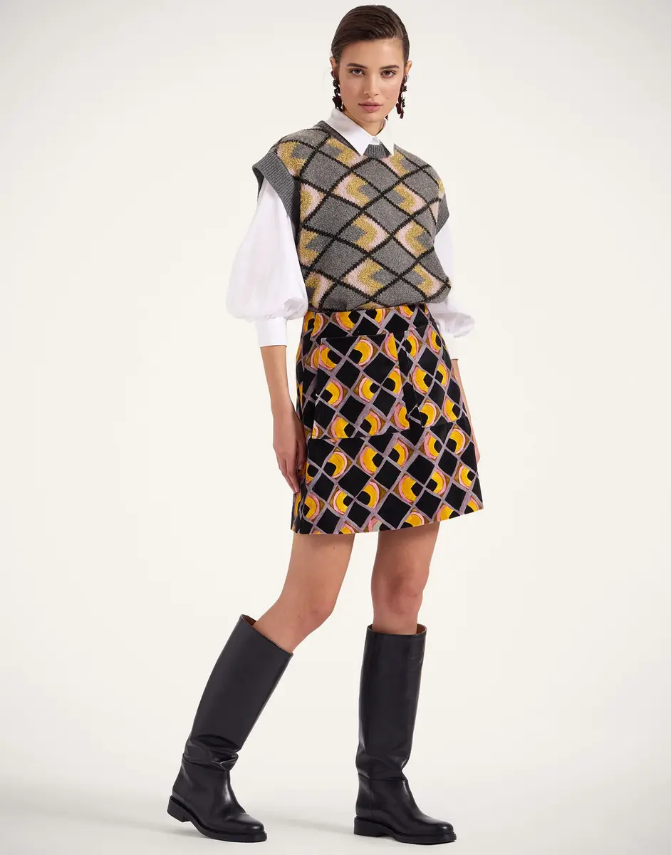 La Double J Short Skirt | Thumbnail 3 La Double J Short Skirt | Thumbnail 3