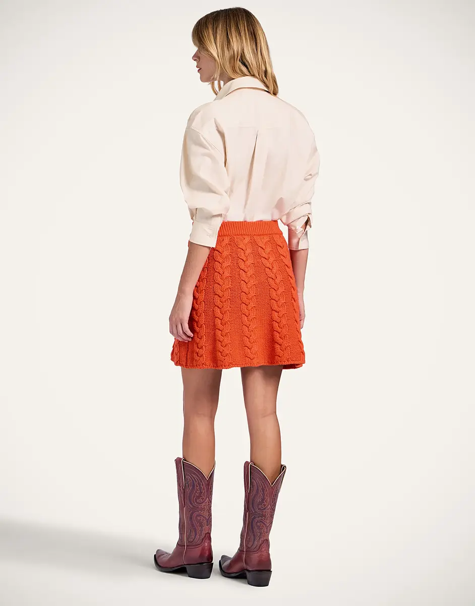 La Double J Portrait Mini Skirt | Thumbnail 2 La Double J Portrait Mini Skirt | Thumbnail 2