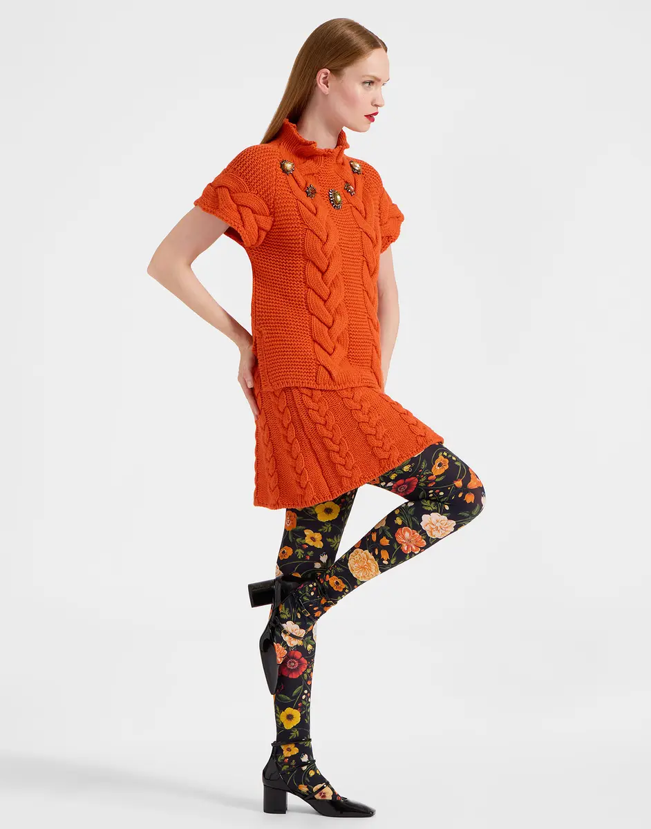La Double J Printed Tights | Thumbnail 3 La Double J Printed Tights | Thumbnail 3