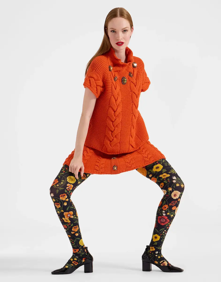 La Double J Printed Tights | Thumbnail 4 La Double J Printed Tights | Thumbnail 4