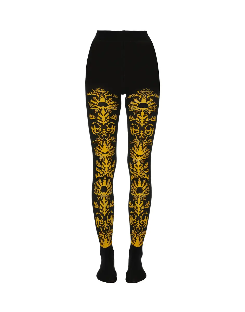 La Double J Flocked Tights | Thumbnail 4 La Double J Flocked Tights | Thumbnail 4