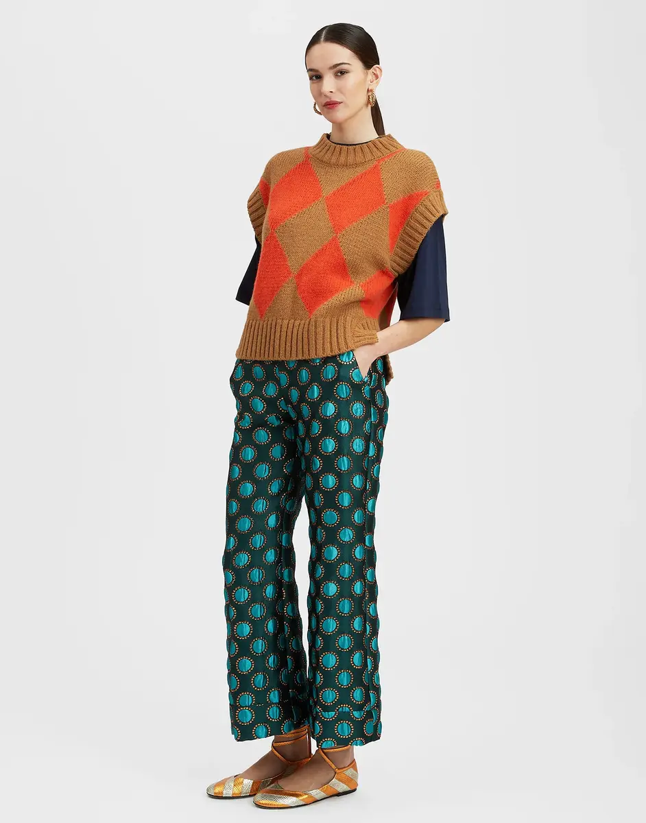 La Double J Argyle Gilet | Thumbnail 2 La Double J Argyle Gilet | Thumbnail 2