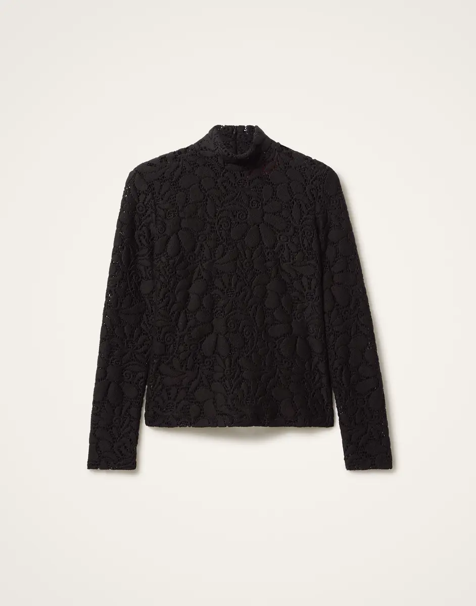 La Double J Lacey Turtleneck | Thumbnail 6 La Double J Lacey Turtleneck | Thumbnail 6