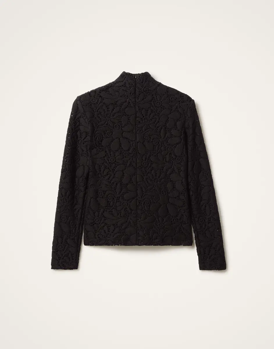 La Double J Lacey Turtleneck | Thumbnail 7 La Double J Lacey Turtleneck | Thumbnail 7