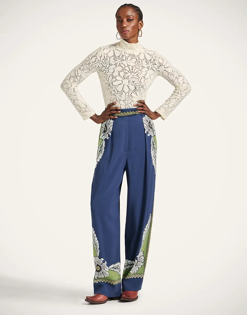 La Double J Lacey Turtleneck | Thumbnail 4 La Double J Lacey Turtleneck | Thumbnail 4