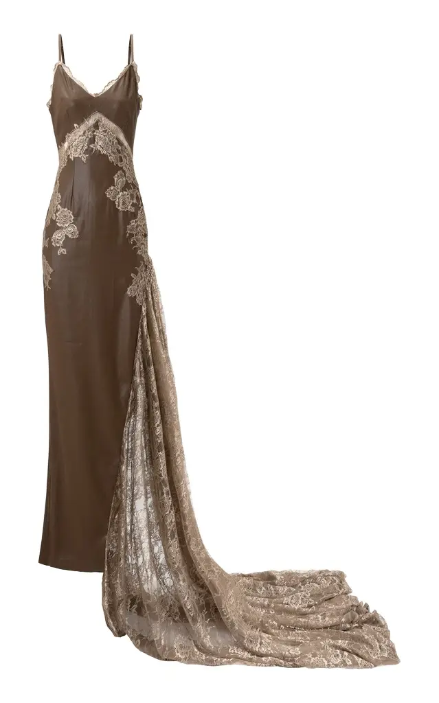 LA FUORI Antique Rose Slip Maxi Dress