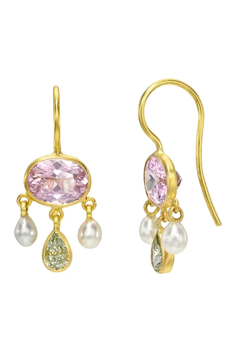 CAMILLE BEINHORN Lilac Spinel Girandole Earrings | Thumbnail 2 CAMILLE BEINHORN Lilac Spinel Girandole Earrings | Thumbnail 2