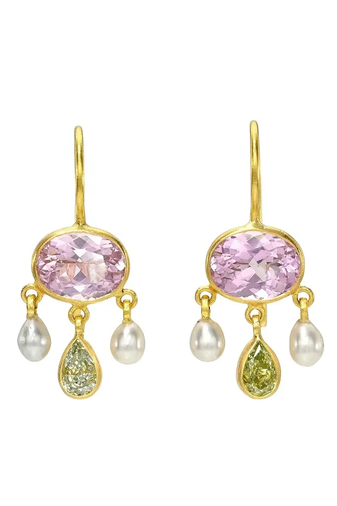 Lilac Spinel Girandole Earrings Lilac Spinel Girandole Earrings