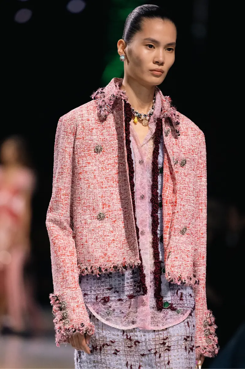 Chanel Pink and Red Jacket | Thumbnail 2 Chanel Pink and Red Jacket | Thumbnail 2