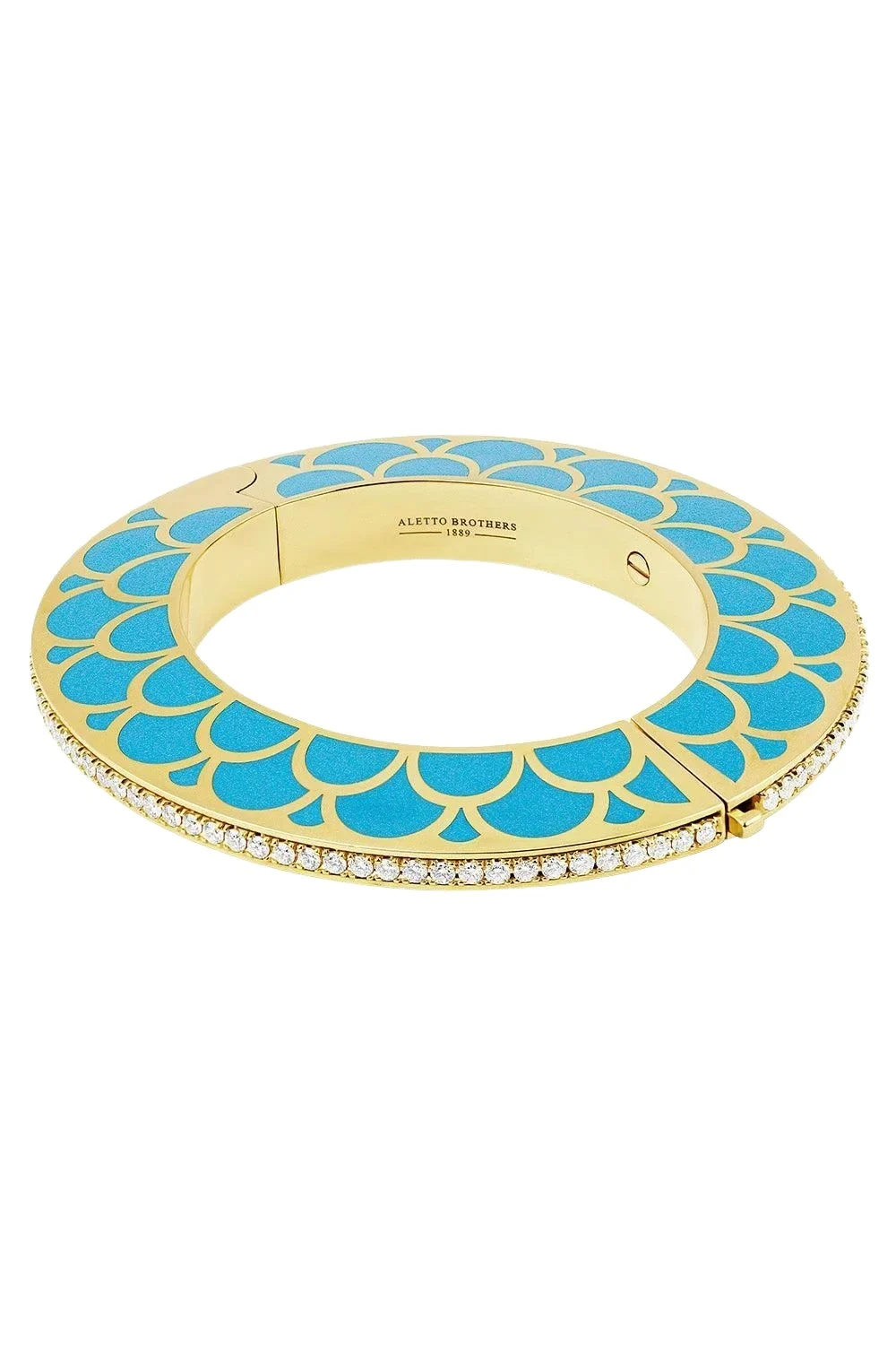 ALETTO BROTHERS Diamond Blue Orbella Bangle Bracelet