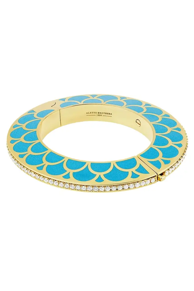 Diamond Blue Orbella Bangle Bracelet Diamond Blue Orbella Bangle Bracelet