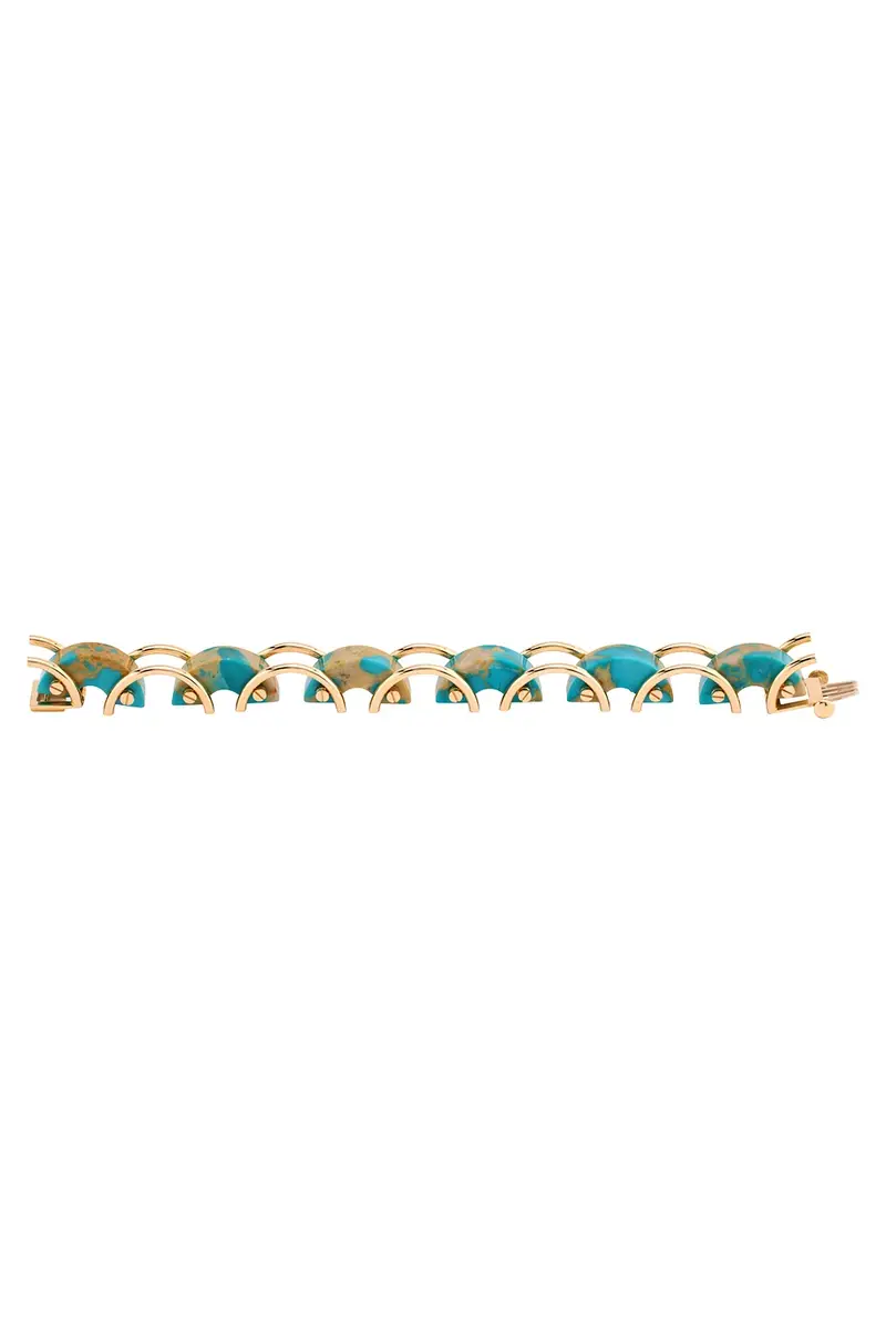 ALETTO BROTHERS Turquoise Onda Bracelet