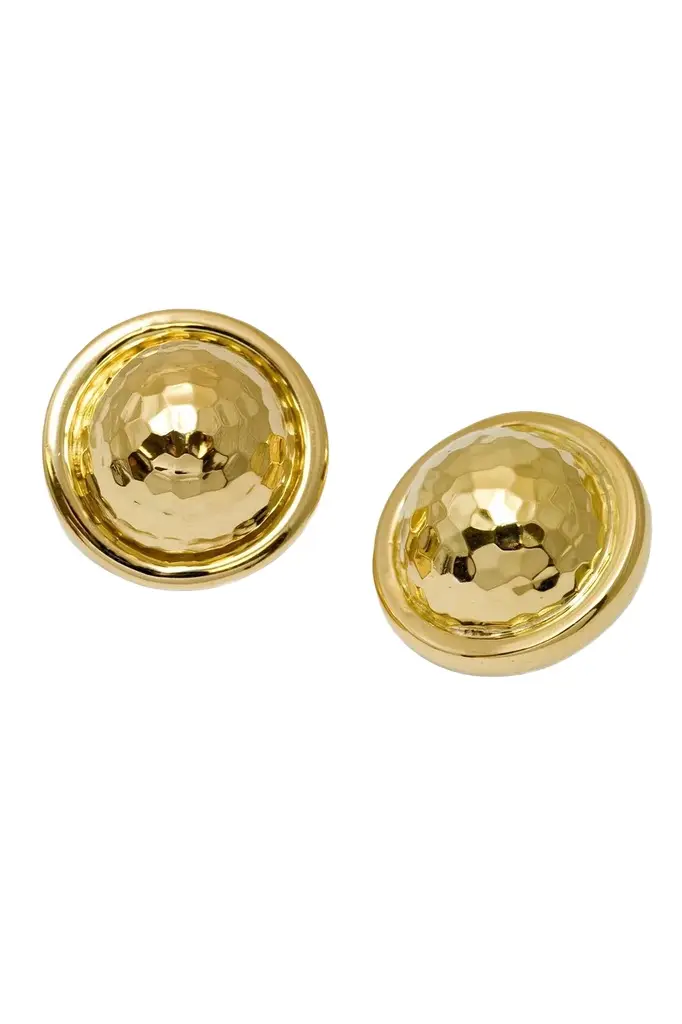 Hammered Ball Earrings Hammered Ball Earrings