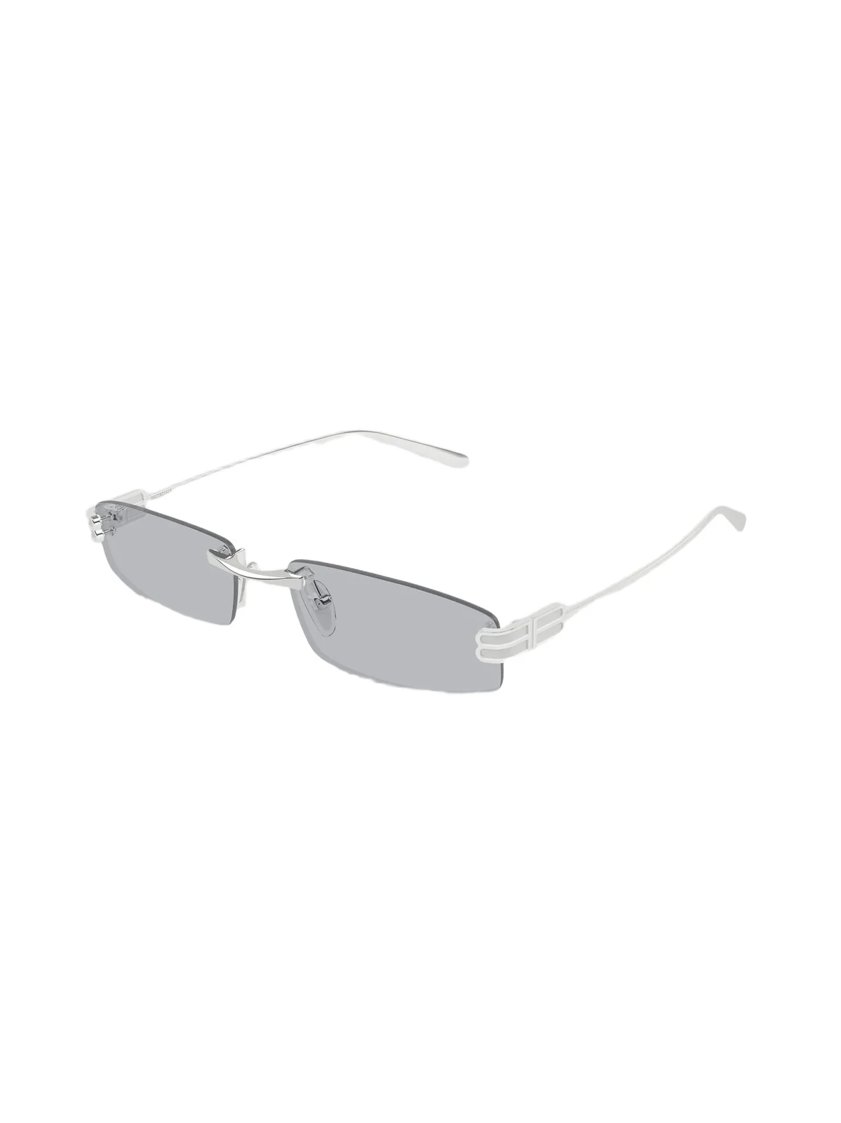 Balenciaga Men's Everyday Bb0488S Gossip 57MM Rimless Rectangular Sunglasses
