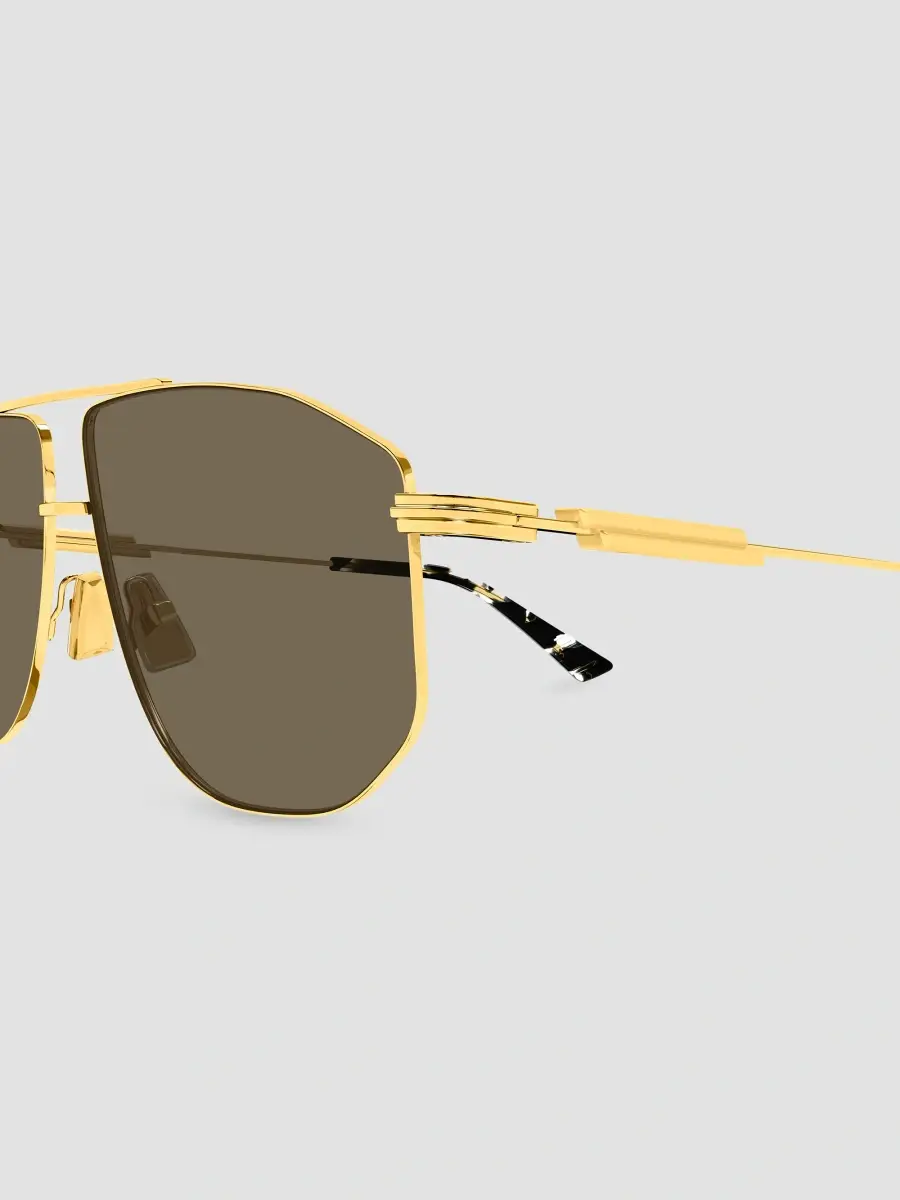 Bottega Veneta Men's Ribbon Bv1509S Snap Ribbon 59MM Metal Navigator Sunglasses | Thumbnail 3 Bottega Veneta Men's Ribbon Bv1509S Snap Ribbon 59MM Metal Navigator Sunglasses | Thumbnail 3