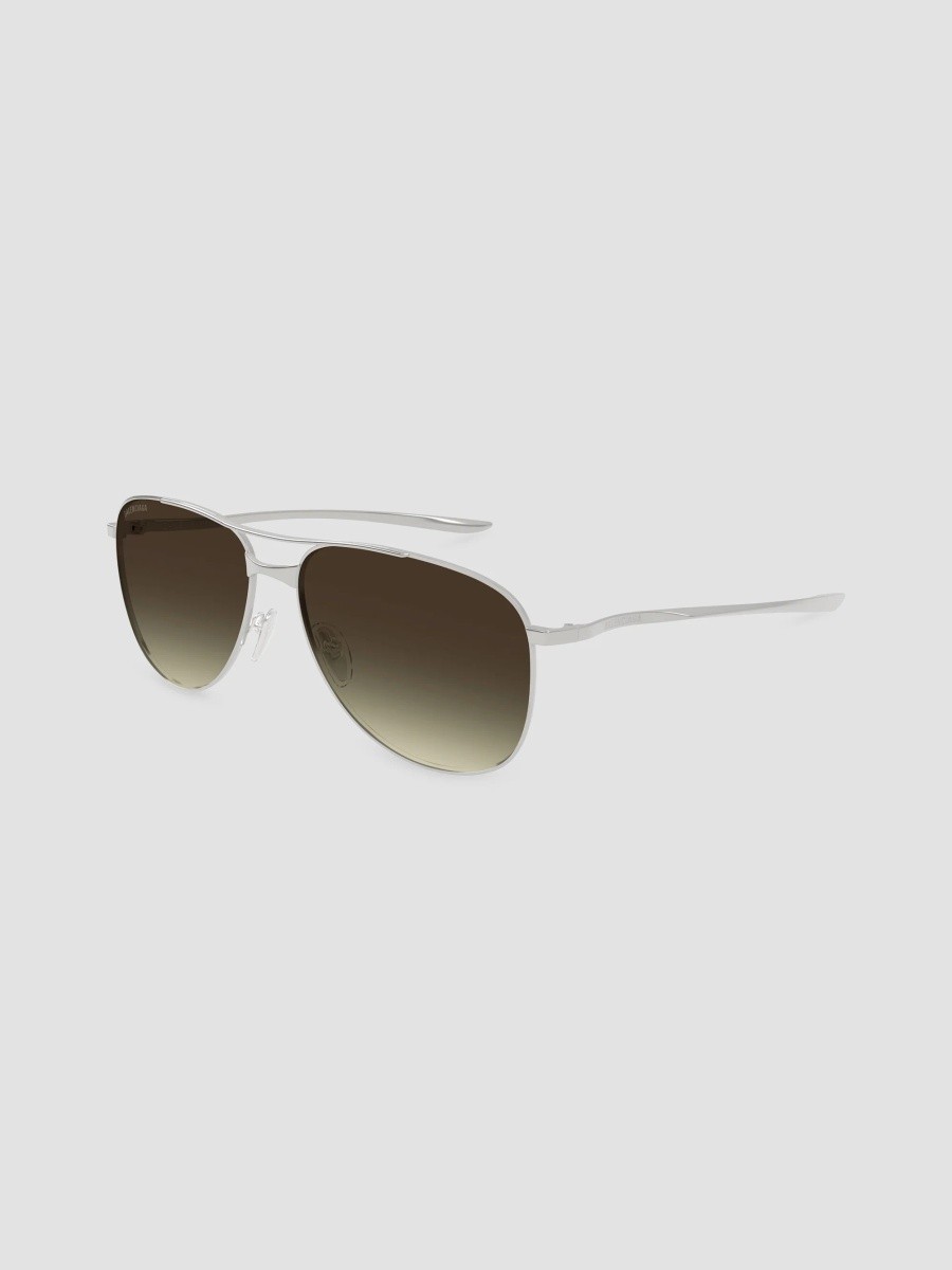 Balenciaga Men's Everyday Bb0538S 62MM Monday Pilot Metal Sunglasses