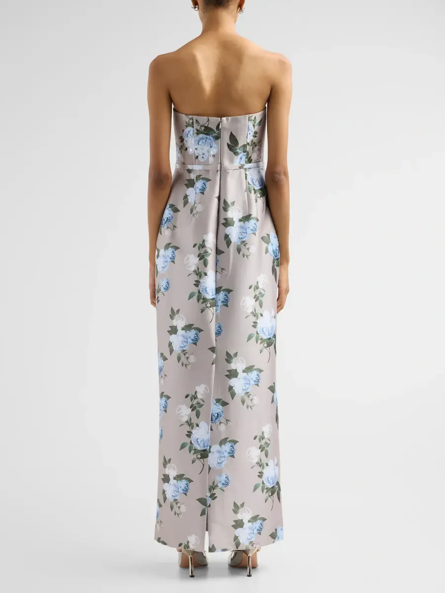 SACHIN & BABI Women's Sophia Floral Strapless Column Gown | Thumbnail 3 SACHIN & BABI Women's Sophia Floral Strapless Column Gown | Thumbnail 3