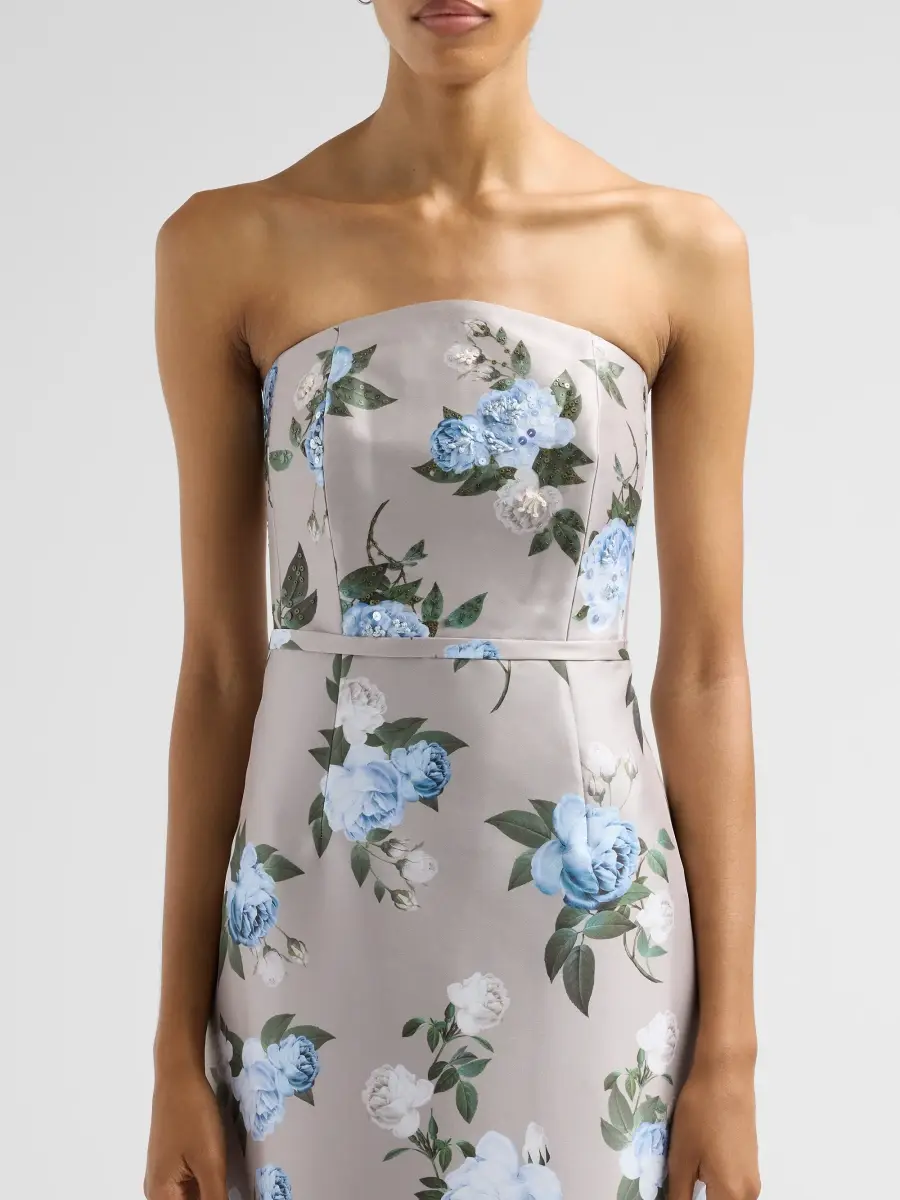 SACHIN & BABI Women's Sophia Floral Strapless Column Gown | Thumbnail 5 SACHIN & BABI Women's Sophia Floral Strapless Column Gown | Thumbnail 5
