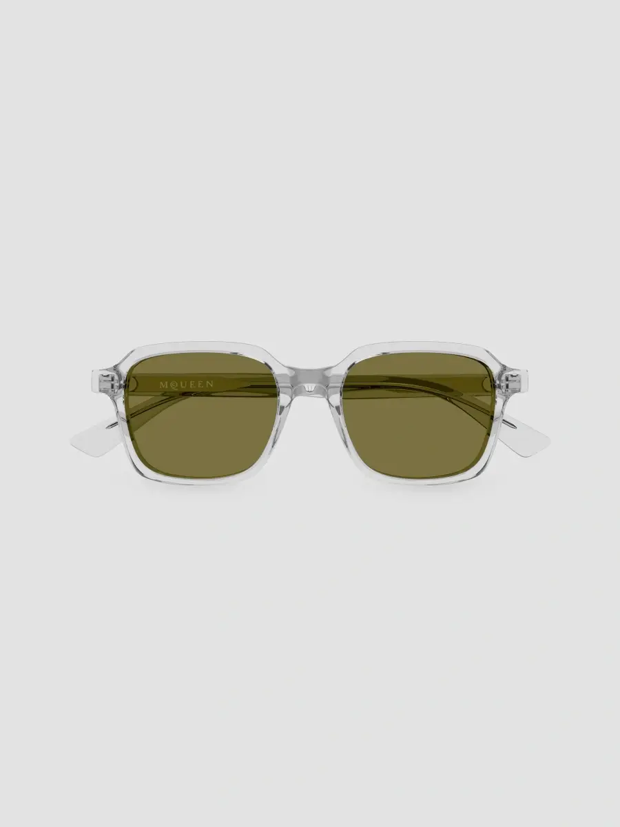 Alexander McQueen Men's Logo 50MM Signature Essential Square Sunglasses | Thumbnail 2