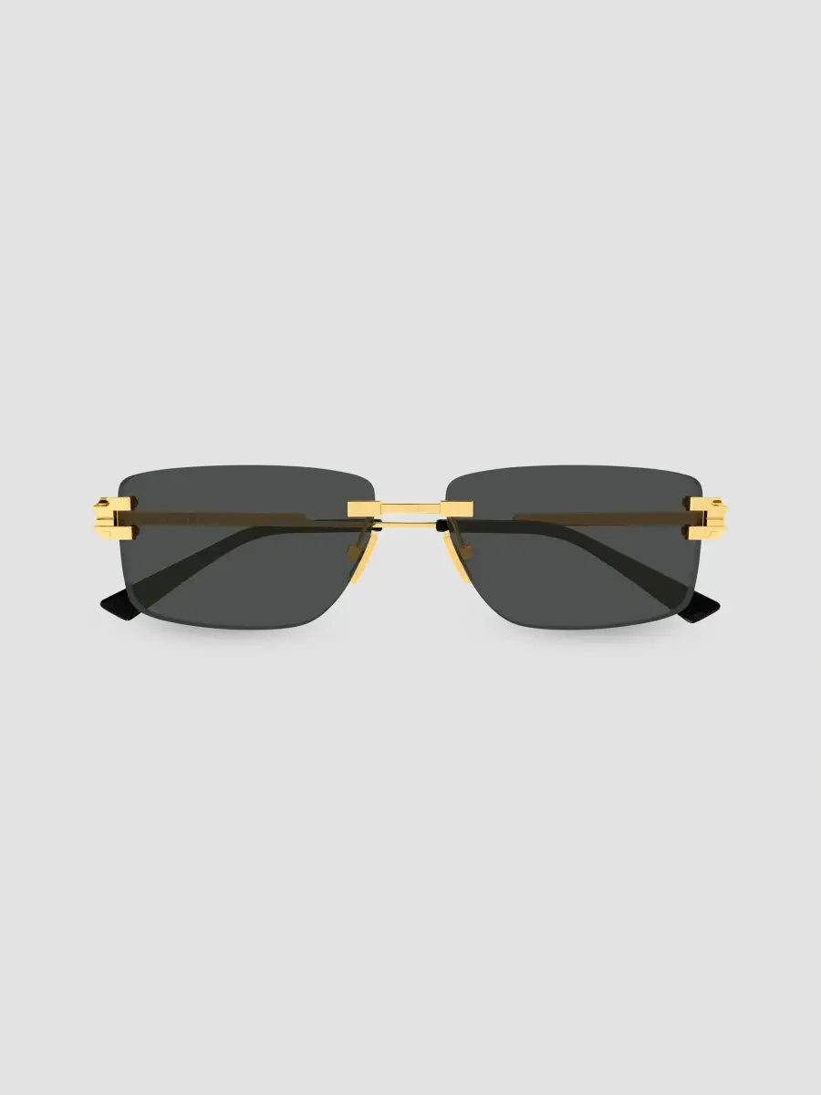 Bottega Veneta Men's Ribbon Bv1511S Step Ribbon 58MM Rimless Rectangular Metal Sunglasses | Thumbnail 2 Bottega Veneta Men's Ribbon Bv1511S Step Ribbon 58MM Rimless Rectangular Metal Sunglasses | Thumbnail 2