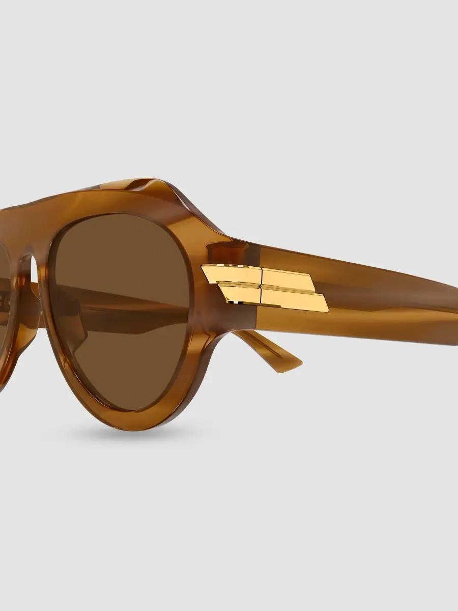 Bottega Veneta Men's Ribbon Bv1488S Bold Ribbon 53MM Pilot Sunglasses | Thumbnail 3 Bottega Veneta Men's Ribbon Bv1488S Bold Ribbon 53MM Pilot Sunglasses | Thumbnail 3