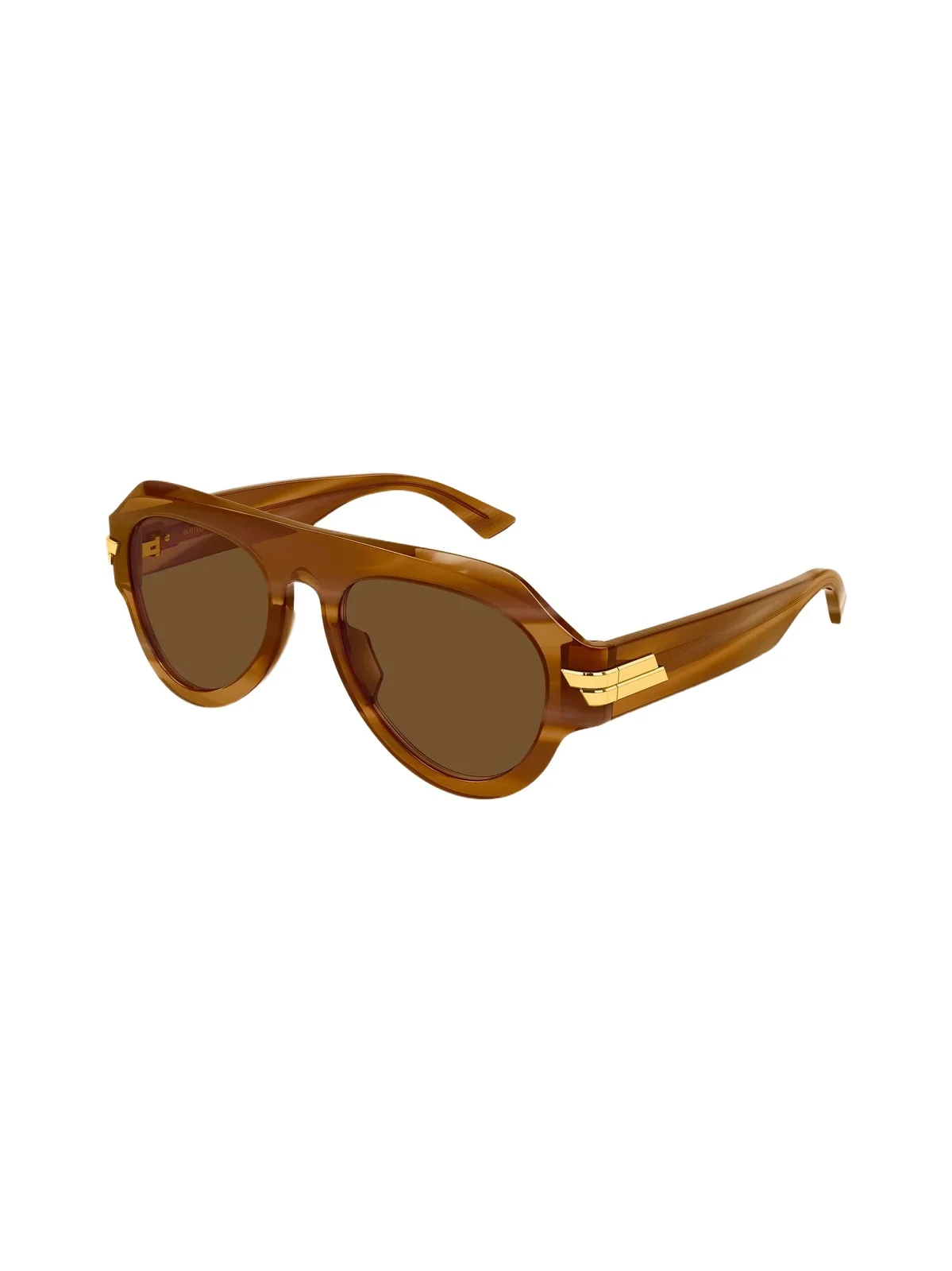 Bottega Veneta Men's Ribbon Bv1488S Bold Ribbon 53MM Pilot Sunglasses