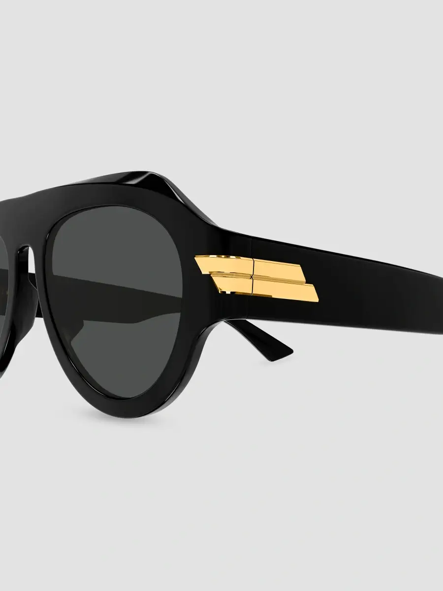 Bottega Veneta Men's Ribbon Bv1488S Bold Ribbon 53MM Pilot Sunglasses | Thumbnail 3 Bottega Veneta Men's Ribbon Bv1488S Bold Ribbon 53MM Pilot Sunglasses | Thumbnail 3