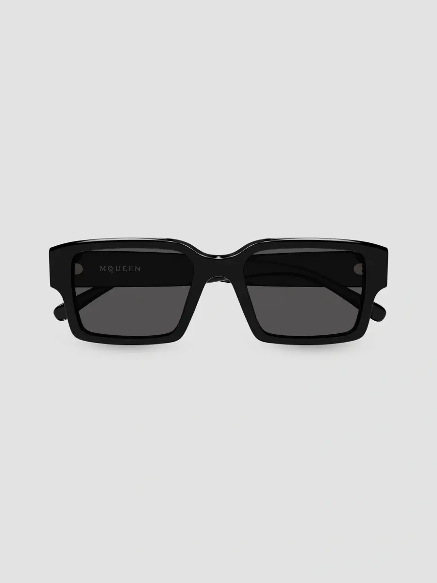Alexander McQueen Men's Logo 53MM Squared Sunglasses | Thumbnail 2 Alexander McQueen Men's Logo 53MM Squared Sunglasses | Thumbnail 2