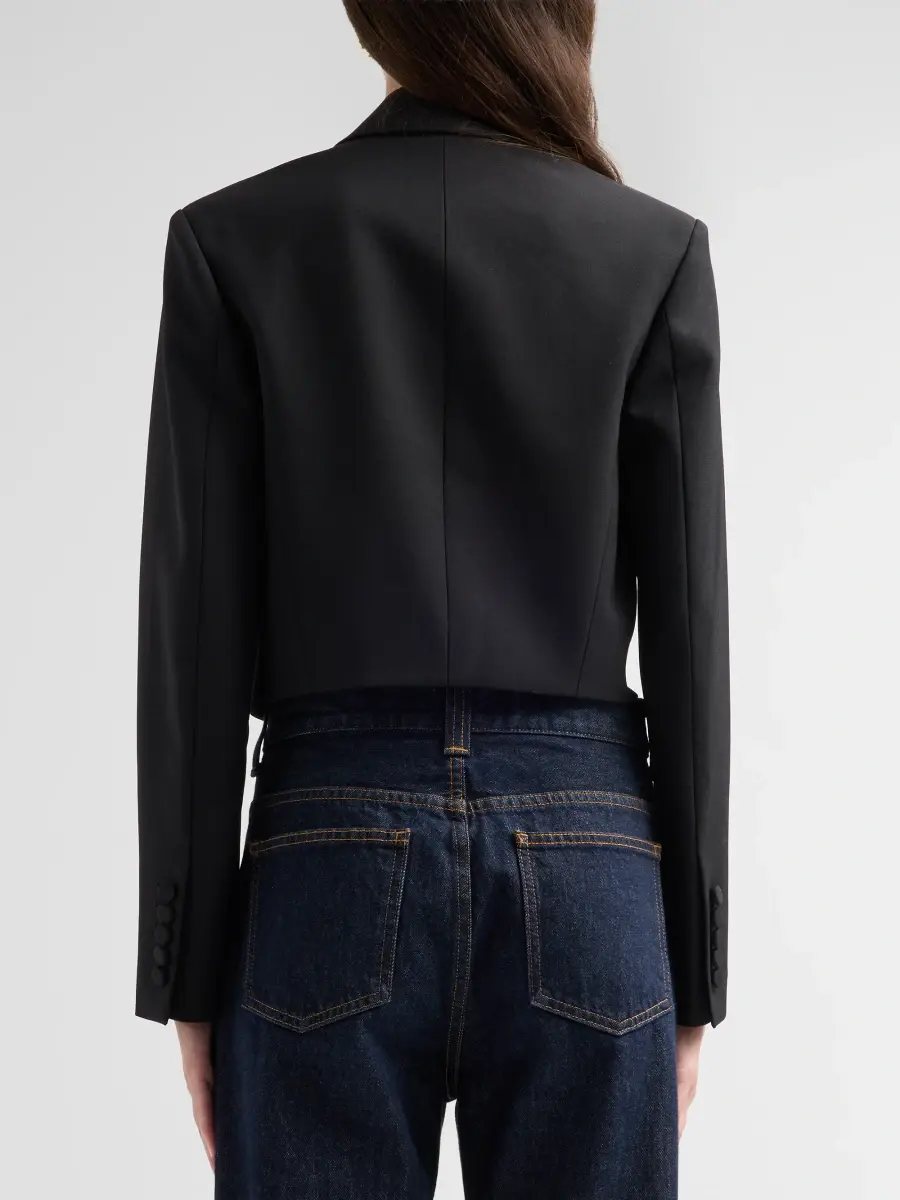 A.L.C. A. L.C. Women's Margot Virgin Wool-Blend Crop Jacket | Thumbnail 3 A.L.C. A. L.C. Women's Margot Virgin Wool-Blend Crop Jacket | Thumbnail 3