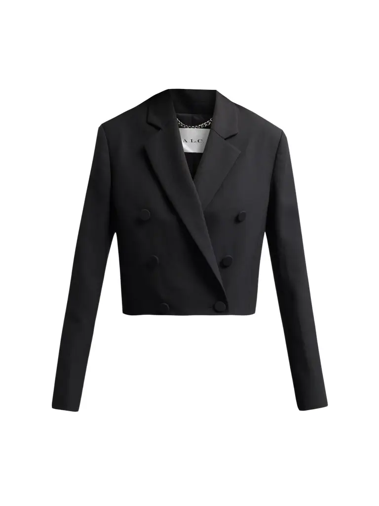 A. L.C. Women's Margot Virgin Wool-Blend Crop Jacket A. L.C. Women's Margot Virgin Wool-Blend Crop Jacket