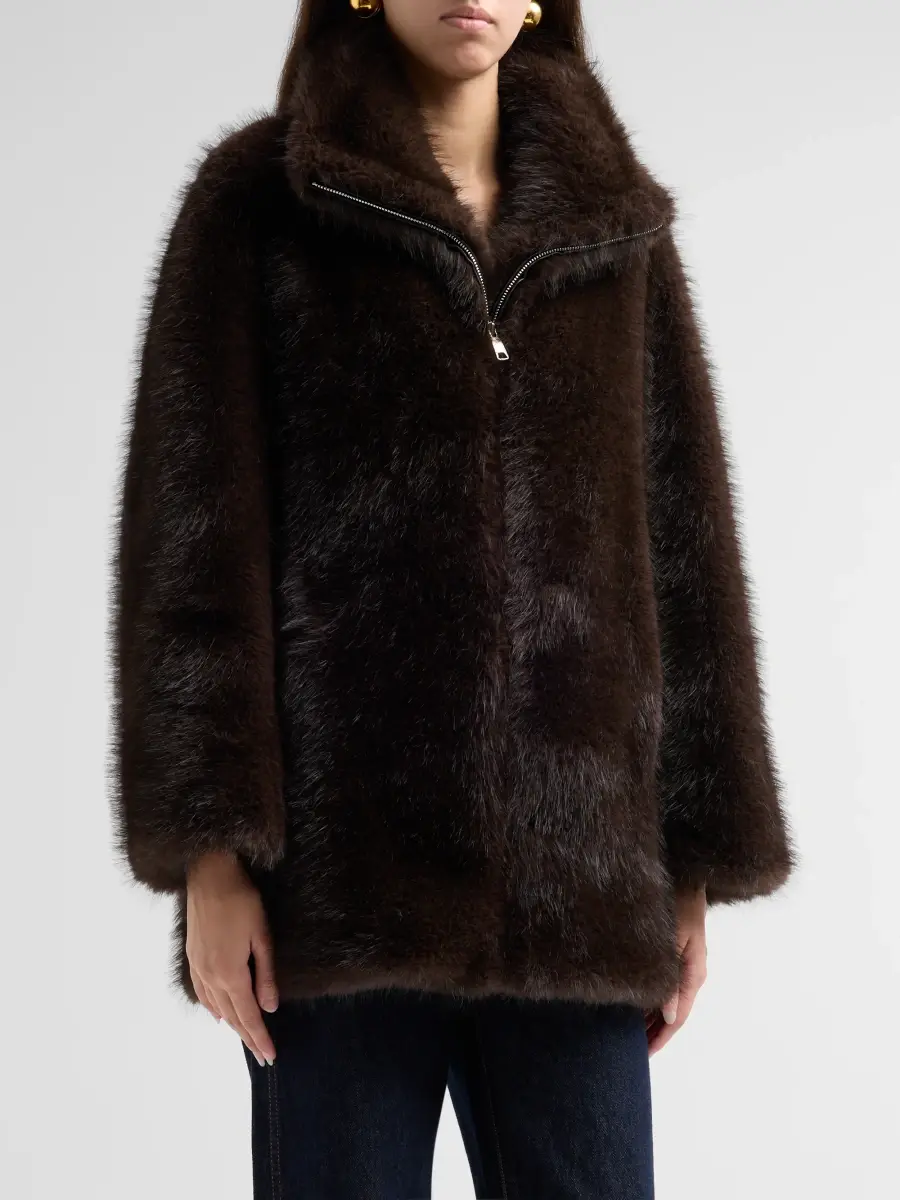 A.L.C. A. L.C. Women's Jade Faux-Fur Jacket | Thumbnail 4 A.L.C. A. L.C. Women's Jade Faux-Fur Jacket | Thumbnail 4