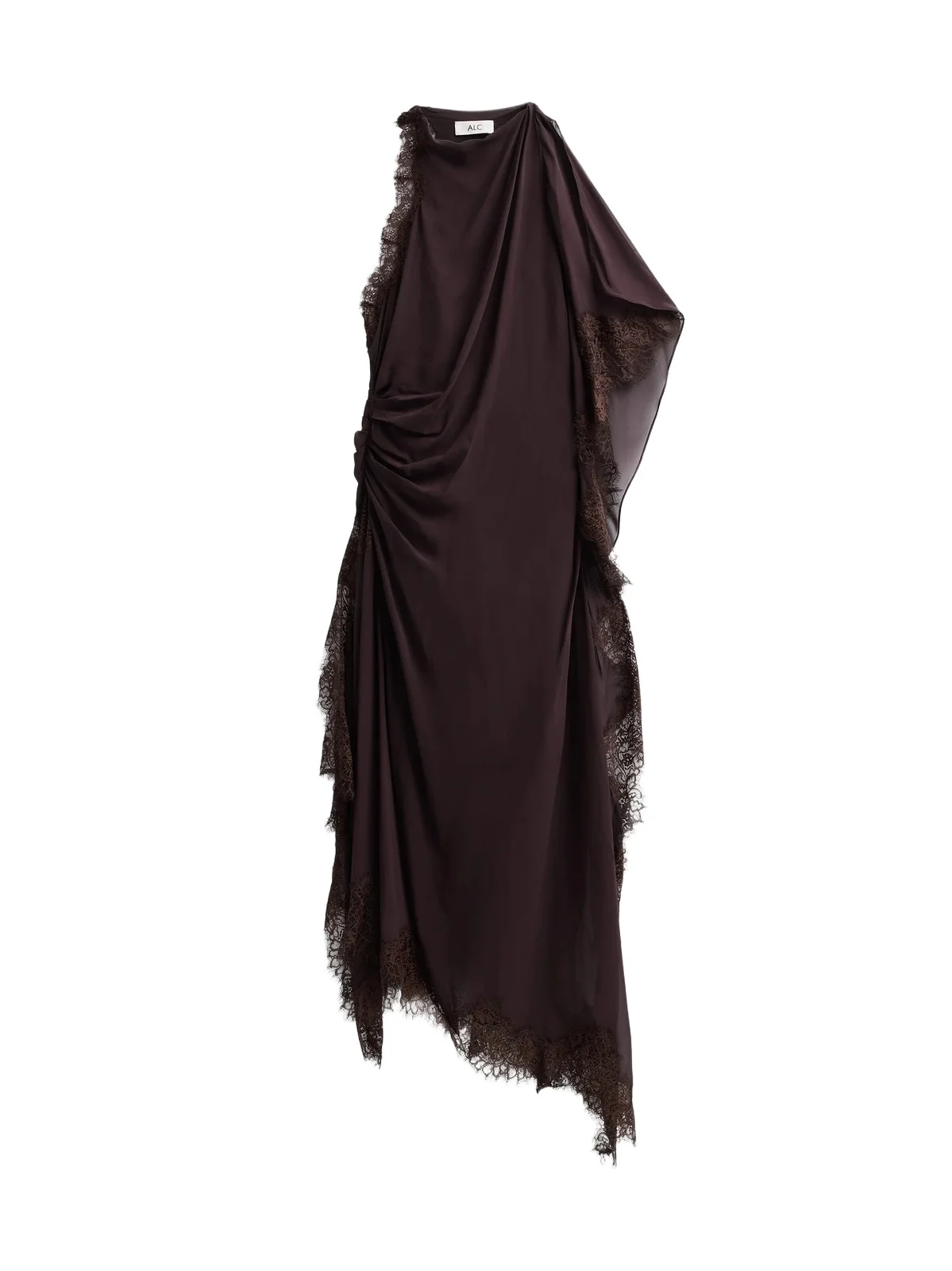 A. L.C. Women's Renata Silk-Lace Asymmetric Midi Dress